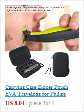 Чехол для переноски на молнии EVA дорожная сумка для Philips Norelco Multigroom серии 3000/5000 электробритва
