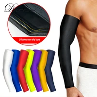 1 pair breathable running arm sleeves basketball elbow pad quick dry uv protection arm guards sports cycling gym arm warmers