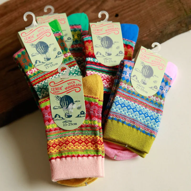 10Pairs/Lot Izmir new women in the tube socks 200N double way triangle women's wholesale | Женская одежда