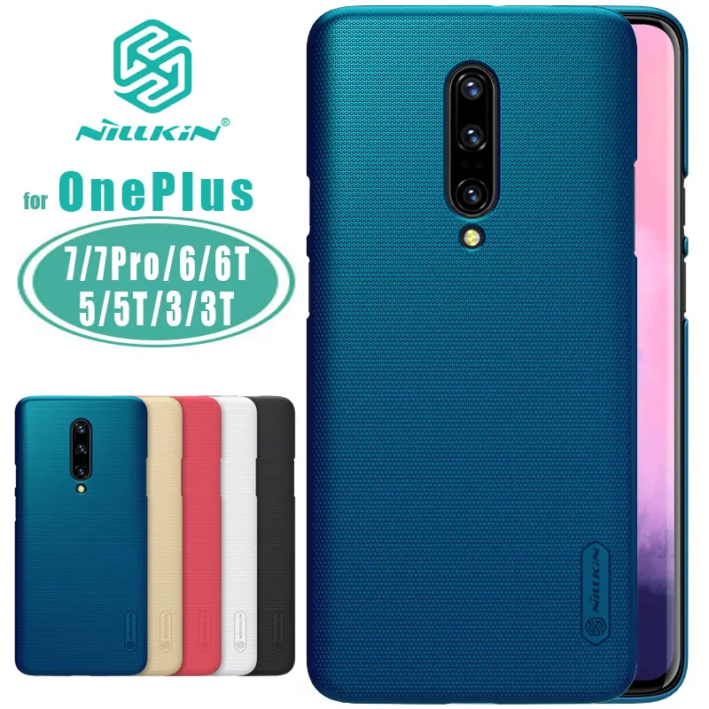 Чехол Nillkin для OnePlus 7T 7 Pro 7 6T 6 5 T, суперматовый защитный чехол из поликарбоната для OnePlus 6 6T 7T 5T 7 Pro 5 3 3T Nilkin чехол