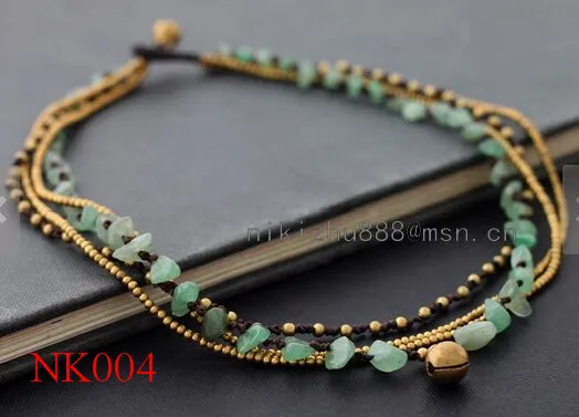 Богемный стиль 4 слоя нагрудник Массивный воротник Стекло Колье чокер с бусинами