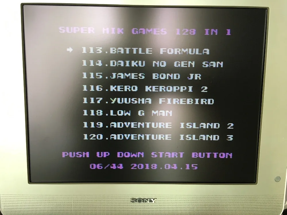 60pin 8bit многоигровая карта: 128x256 КБ в 1 картридж(японская версия