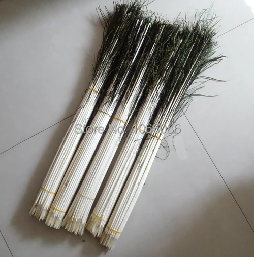 

Hot Sale! 1000pcs/lot peacock feather stem 60cm long diameter 5-5.5mm stalks on floats