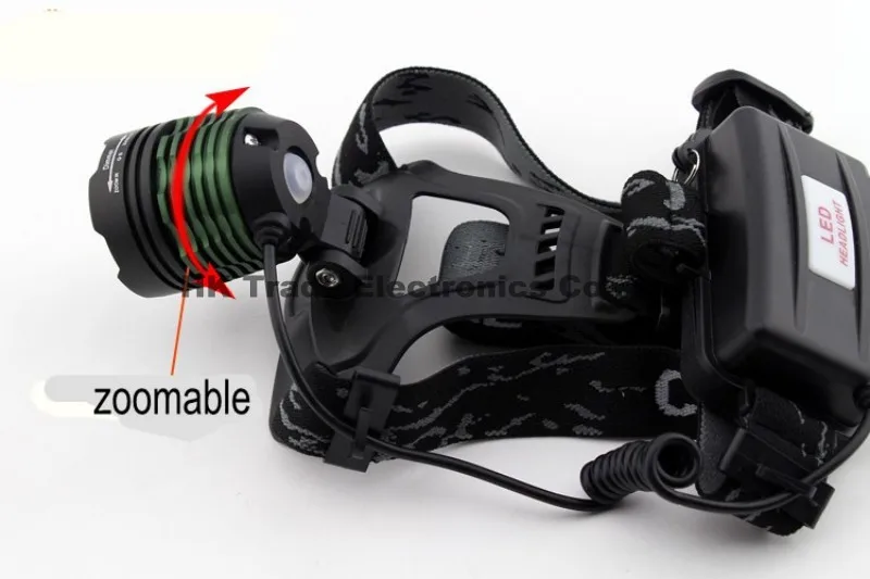 2000 люмен CREE XML T6 светодиодный налобный фонарь светильник лампа для рыбалки