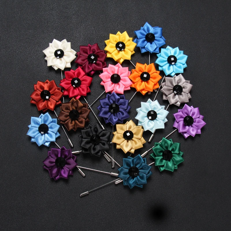 Mdiger смешанные 15 шт./лот цветок с лацканами Шпильки женские Модные корсаж