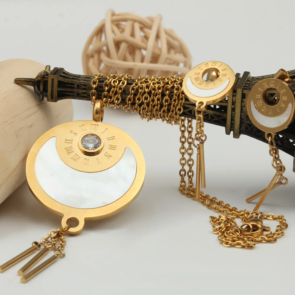 Fulaijewelry Модные украшения Наборы для ухода за кожей Нержавеющая сталь Циркон