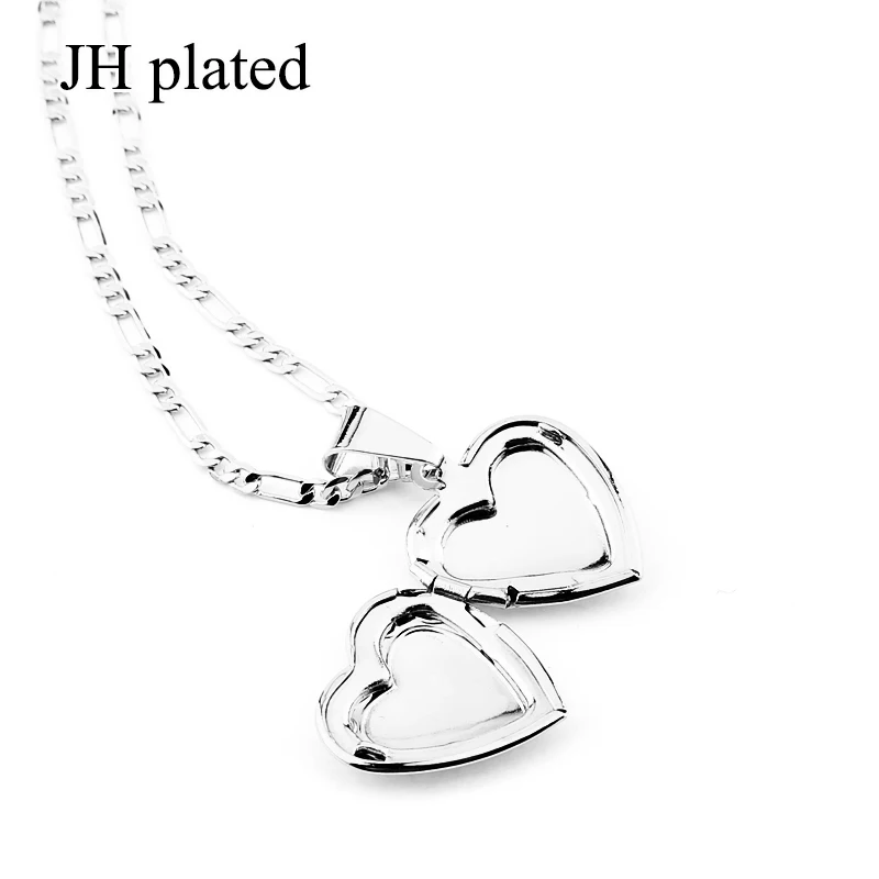 JHplated Fashion jewelry Pendant Necklace Golden Rose and gold silver heart-shaped Arabia for women/girls best gifts | Украшения и