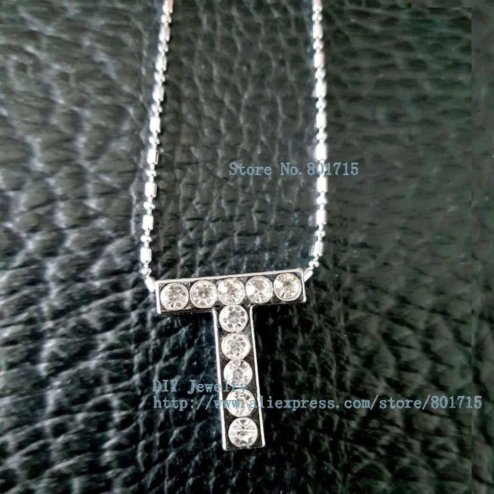 Оптовая цена фотоэлемент 18 мм разразные подвесные буквы с ожерельем 42 см и лучшим