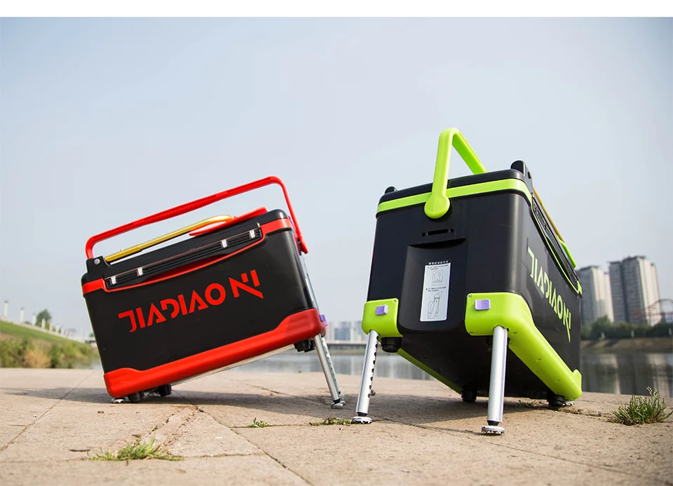 JIADIAONI 30L 5.5kg Plastic Multifunction Fishing Tackle Boxes Portable Fishing Box Seat