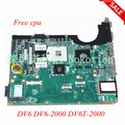 Материнская плата 580977-001 574902-001 для Hp Pavilion DV6 DV6-2000 DV6T-2000, материнская плата ноутбука PM55 DDR3 DA0UP6MB6E0 GeForce GT230M