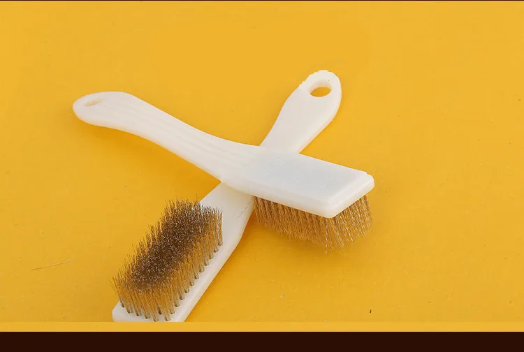 Многофункциональная щетка из медной проволоки Пластик ручка щетки King Kong орех