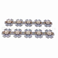 20pcs 6pin 3w rgb color high power led chip light redblue green for rgb led lamp with 20mm star base