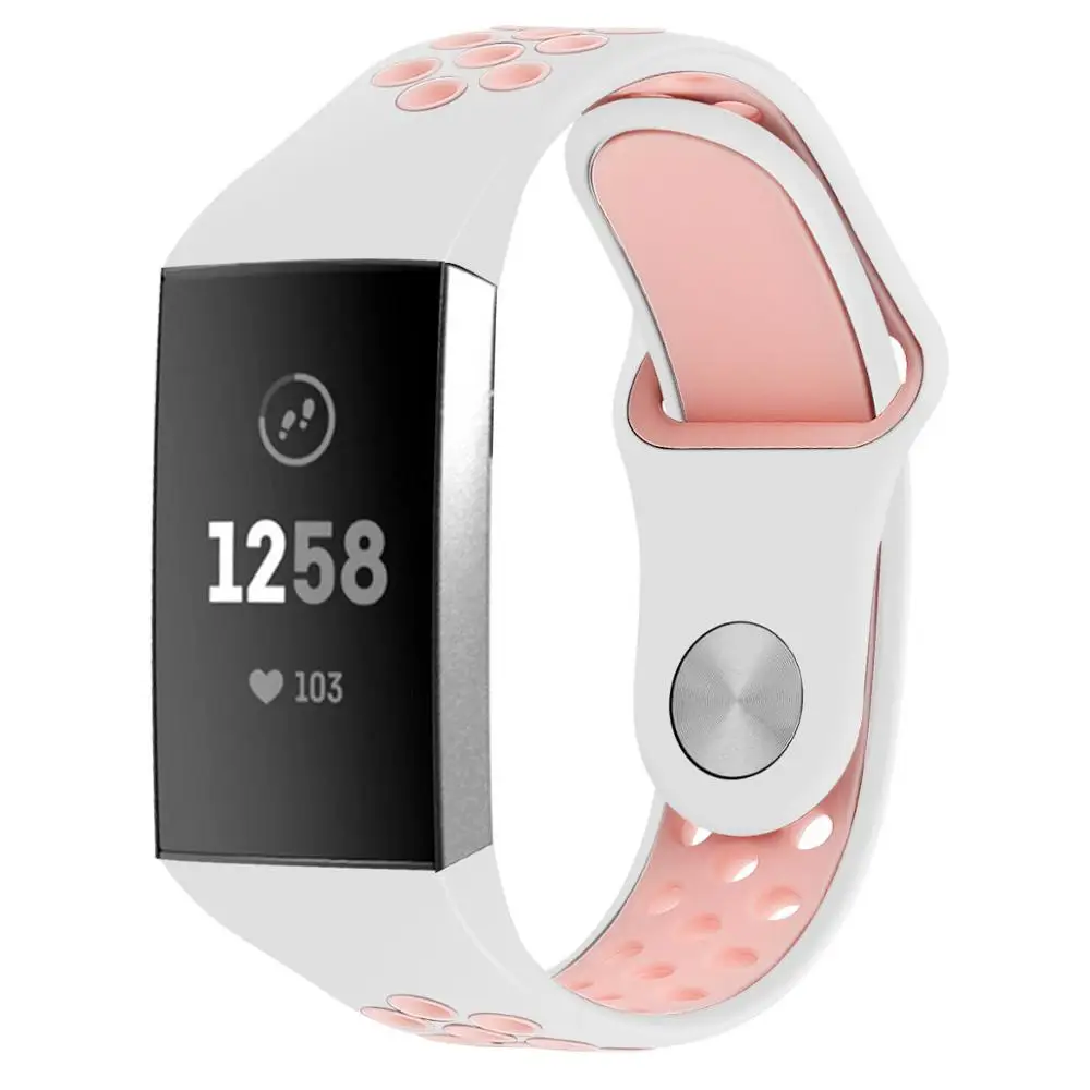 1 Силиконовый спортивный ремешок для Fitbit Charge 3 сменный ремешок браслет для Fitbit Charge 3 Correa Fitbit Watch 61003 - Цвет ремешка: 1
