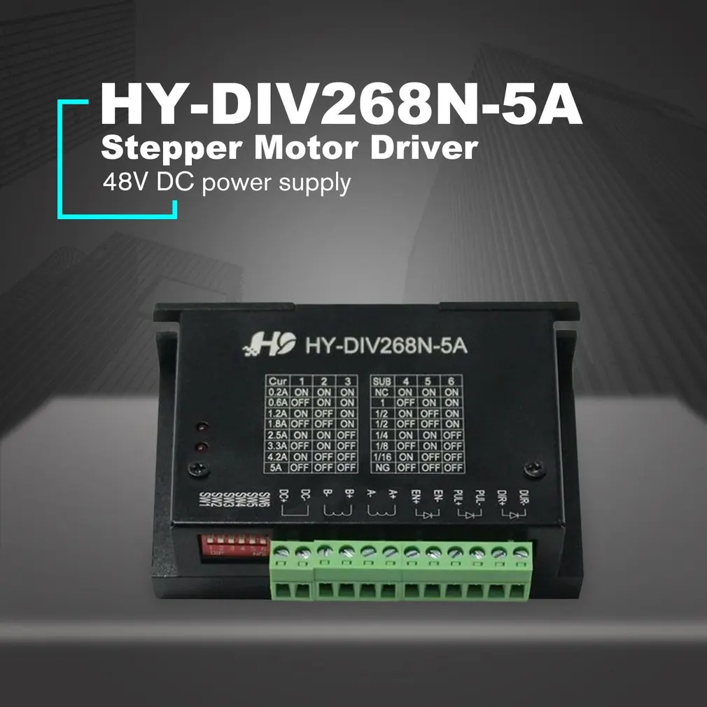TB6600 5A числового программного управления Драйвер шагового двигателя Нема 17