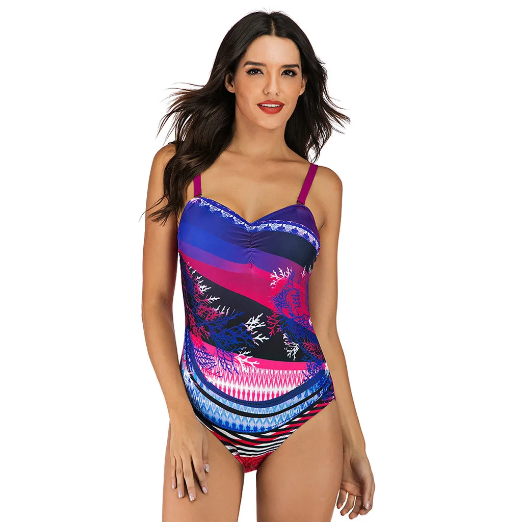 Женский купальный костюм Мягкий купальный костюм Монокини пуш-ап комплекты купальная одежда сексуальный женский цельный купальник трикини костюм для плавания костюм для бассейна