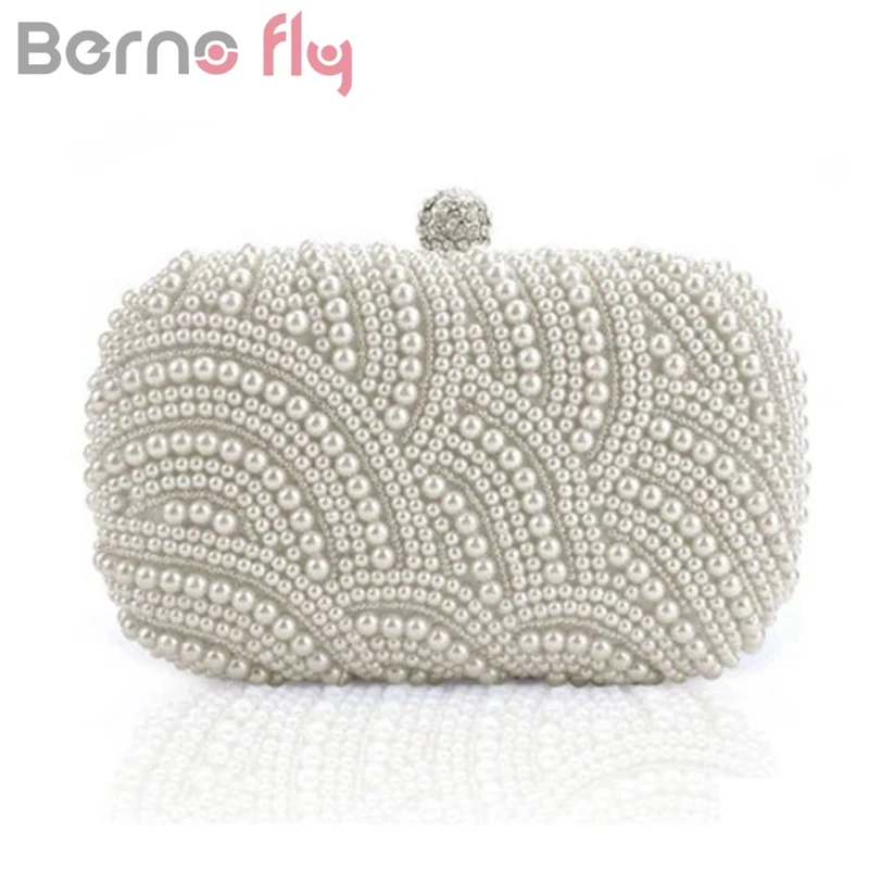 BERNO Fly роскошный кристалл вечер клатч элегантный Для женщин клатчем Леди Свадьба