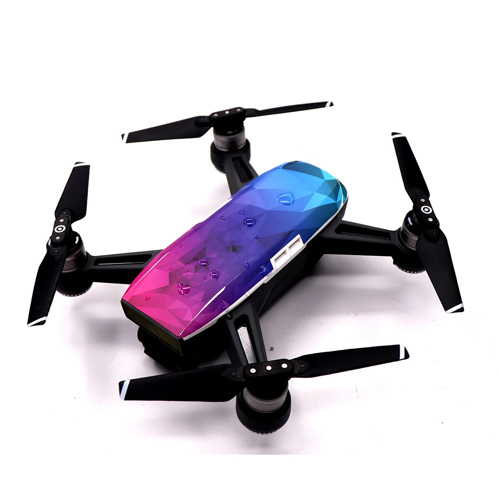 6 видов цветов (6 шт./лот) Водонепроницаемый FPV Дрон защитный ПВХ чехол наклейка для