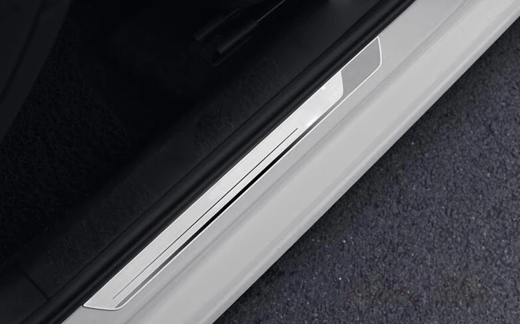 Наклейка на порог двери из нержавеющей стали 4 шт./компл. для Volkswagen VW Passat R36 B6 05 06 07 08