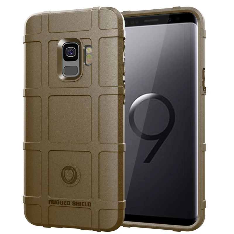 360 градусов Полная защита тела чехол для samsung S9 Мягкие TPU плотное Броня тактические защитный чехол