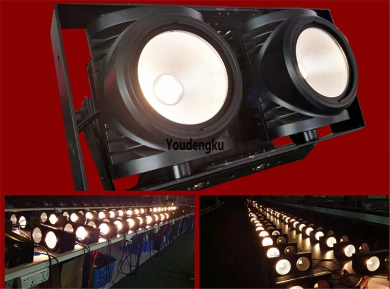 2-eyes 200w белый теплый водонепроницаемый сценический свет Blinder 2x100W COB LED аудитория