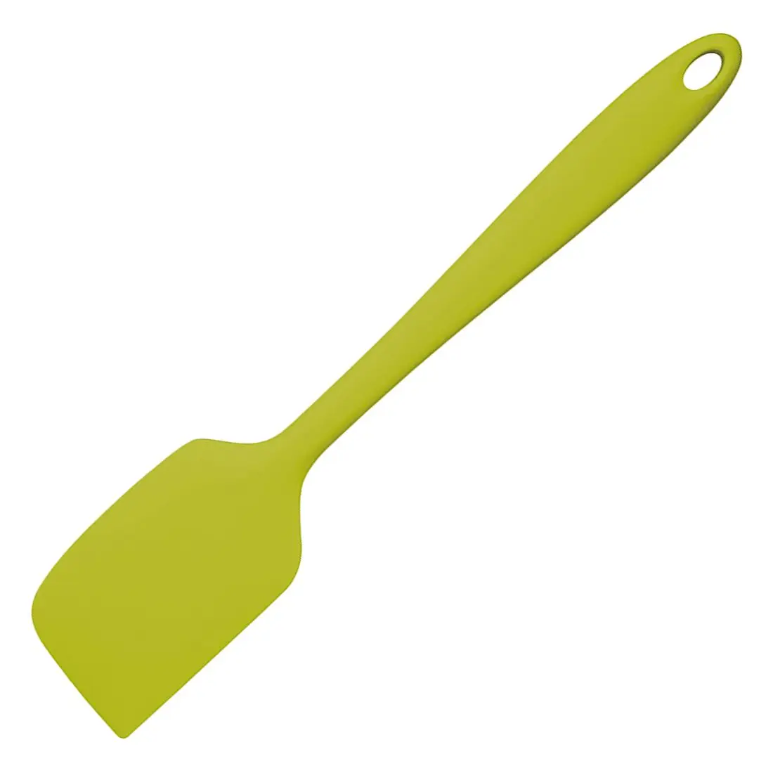 Green Кухонная цветная силиконовая лопатка, 28 см-фиолетовый - Цвет: Green