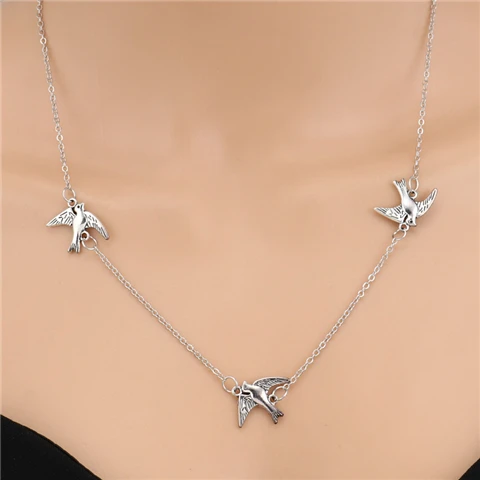 Style 12 Tenande панк ключицы цепи животных Птицы Бесконечность Луна ожерелья с искусственным жемчугом и кулоны для женщин Бохо Многослойные ювелирные изделия - Окраска металла: Style 12