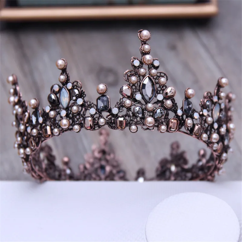 Женский и мужской винтажный головной убор свадебные аксессуары|baroque tiara|tiaras and