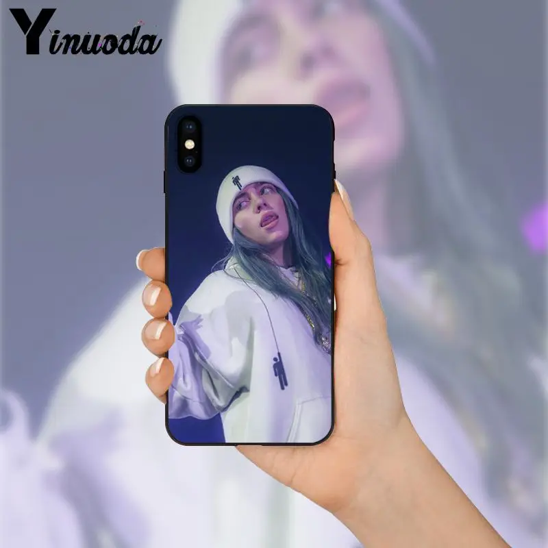 Yinuoda Billie Eilish красочные милые аксессуары для телефонов Чехол iPhone 6S 6plus 7plus 8 8Plus X Xs MAX