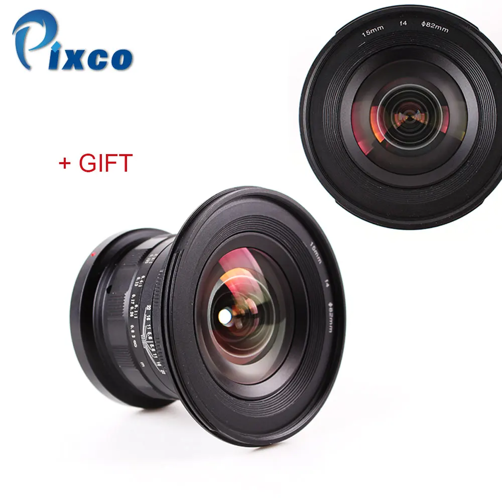 

Чехол ADPLO 15 мм f/4 для цифровых зеркальных камер Nikon Canon Pentax, ультраширокоугольный объектив f/4,0 F4 + подарок D7200, D7100, D5600, D5500