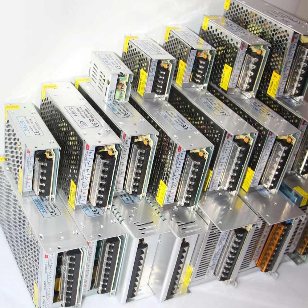 Светодиодная лента адаптер питания AC 110 В 220 к DC 12 24 1A 5A 10A 15A 20A 30A 40A 50A led