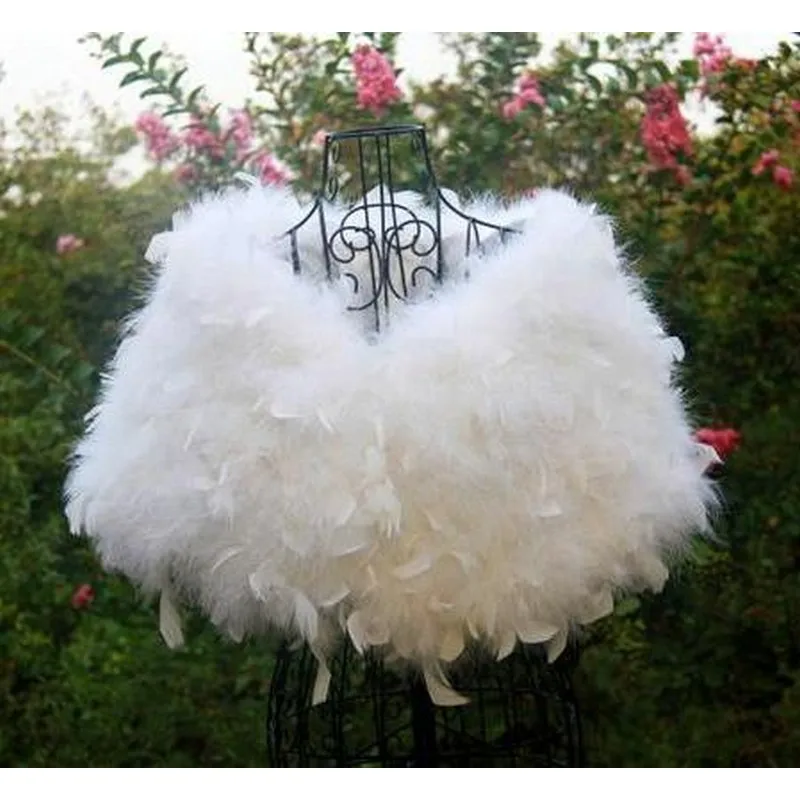 

LIYAFUR Women's Real Genuine Ostrich Fur Wedding Bride Bridesmaid Dress Cape Party Wraps Shrug Poncho Stole