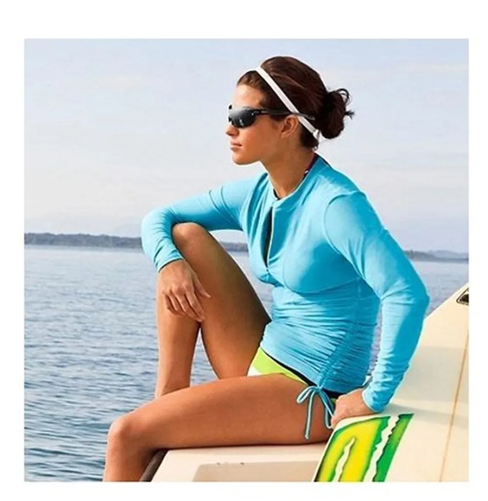 SBART гидрокостюм женский с длинным рукавом топ влажный костюм купальник для