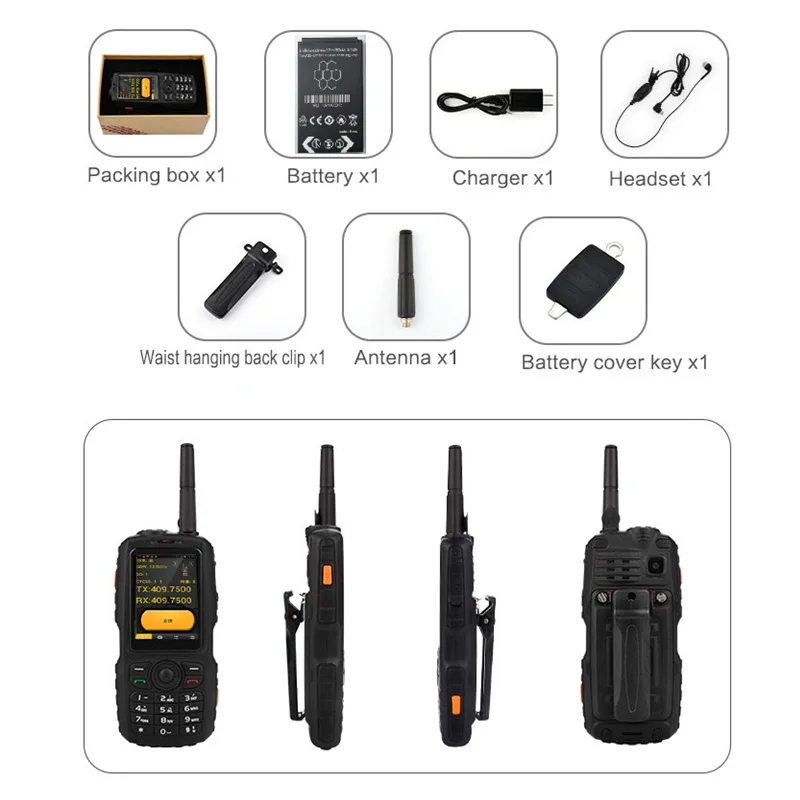 Прочный водонепроницаемый мобильный телефон Android WIFI Открытый мини маленькая