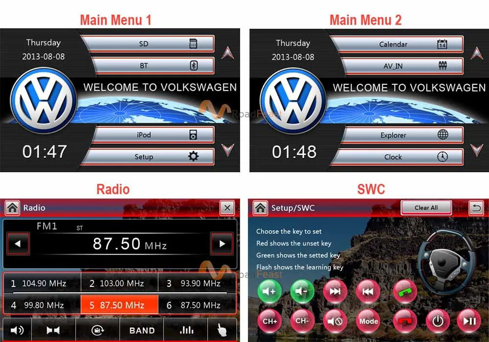 RoadRision 2din 7 дюймов стерео DVD gps навигация Авторадио для Volkswagen VW Passat/JETTA/Bora/Polo/GOLF CHICO/SHARAN BT RDS