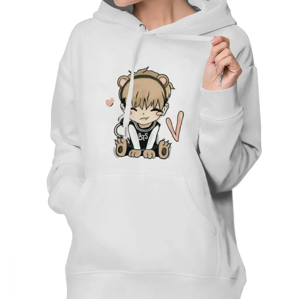 На заказ окрашенная струйная печать DIY узор BTS K Pop женские толстовки Bangtan Boy Jimin V J