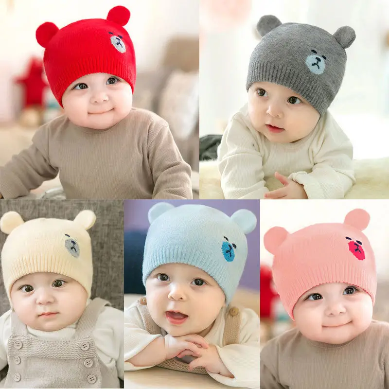 Новинка 2018 модная Милая зимняя теплая вязаная крючком Шапка бини для