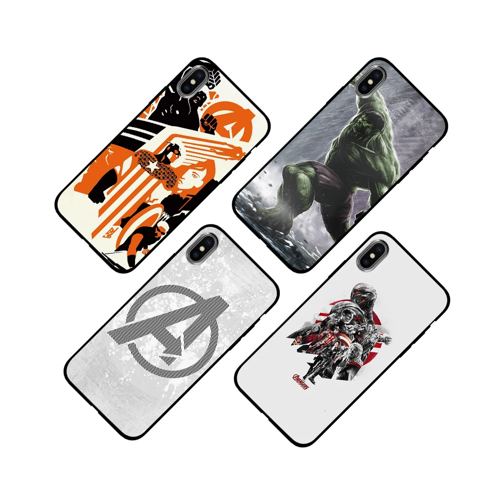 Мстители Бесконечность войны Мягкий ТПУ чехол для Apple iPhone 6 6S 7 8 Plus 5 5S SE X XS MAX XR