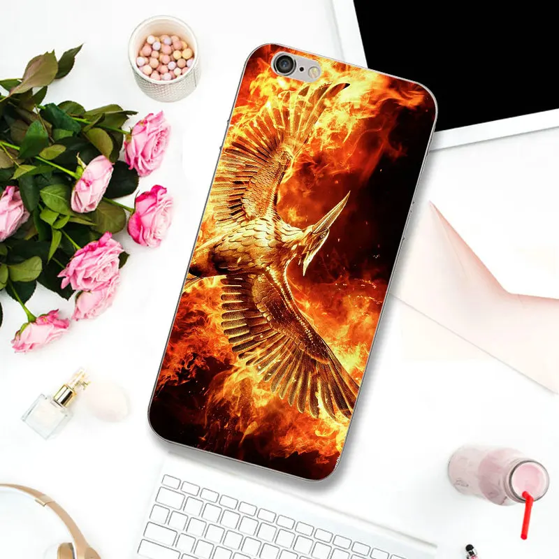 Мягкие Силиконовые телефонные чехлы из ТПУ чехол для Голодных игр iPhone X XR XS Max 10 7 6
