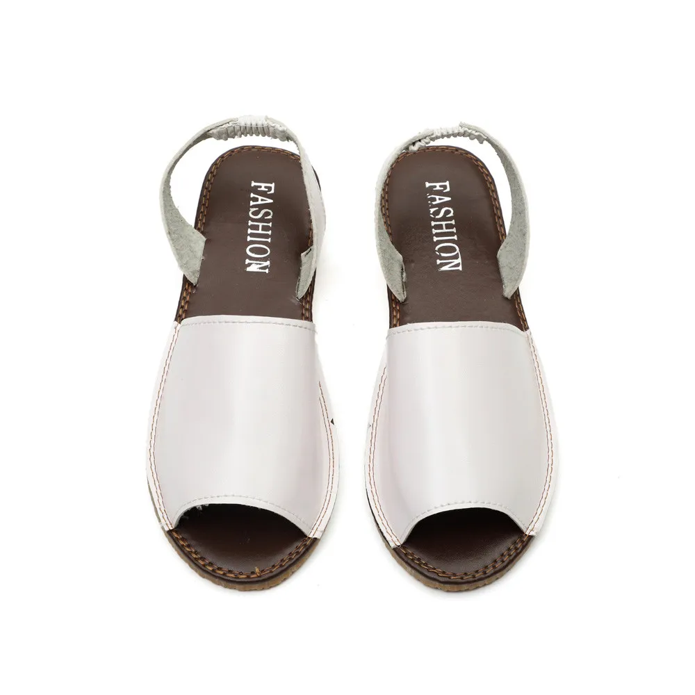 Женские сандалии с открытым носком Espadrilles Летняя обувь для отдыха Модные