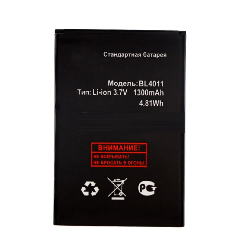 

Сменный аккумулятор BL4011 1300 мАч для fly IQ235 IQ 235 BL4011 BL 4011 UNO