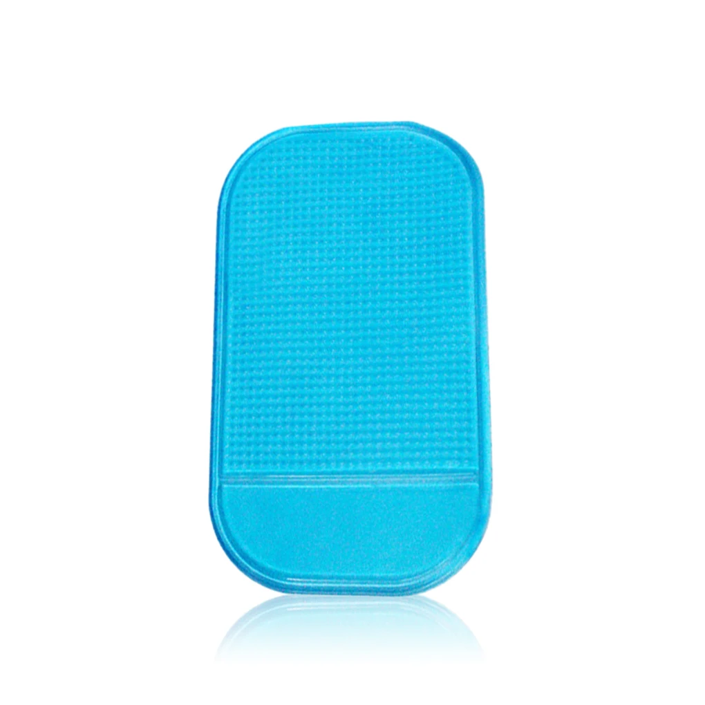 Синий New Universal Silicone Skin Mat Car Mat Sticky Pad Antiskid Mat Non-slip Mat Holder for iPhone Samsung Xiaomi HTC - Название цвета: Синий