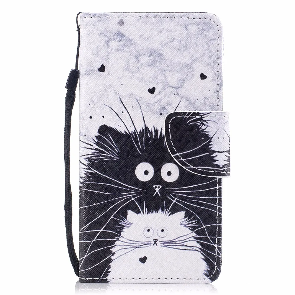 VRLucky Wallet Leather Flip Phone Case Unicorn Cat Patterns Series For iPhone X 8 7 Plus 6 6s 5 5s SE | Мобильные телефоны и
