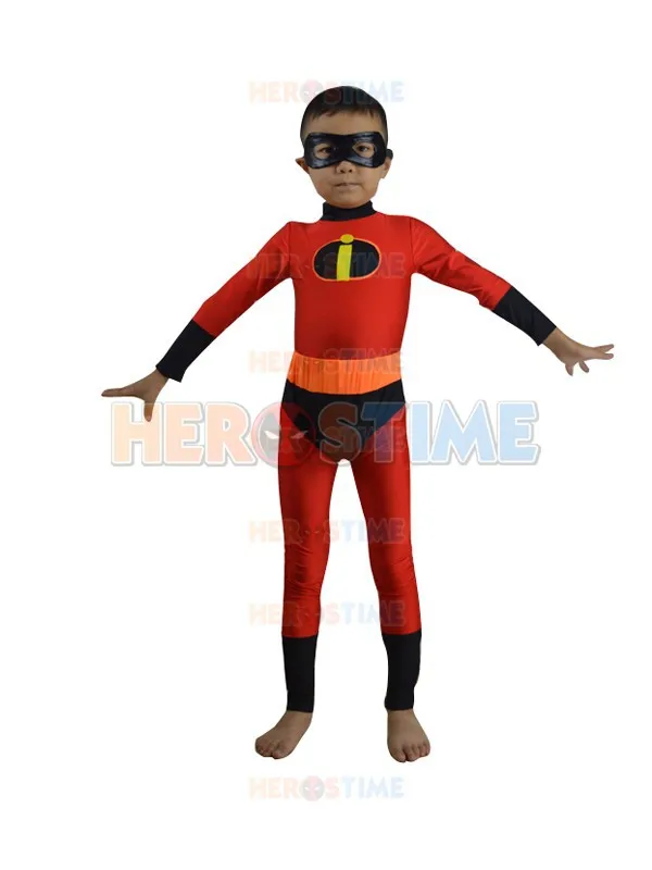 

Kids The Incredible Costume Incredible Child Cosplay One Piece Suit Halloween Party Boy Costumes