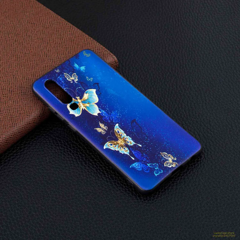 3D из ТПУ с цветным рельефным рисунком силиконовый чехол для телефона huawei P30 PRO/P30