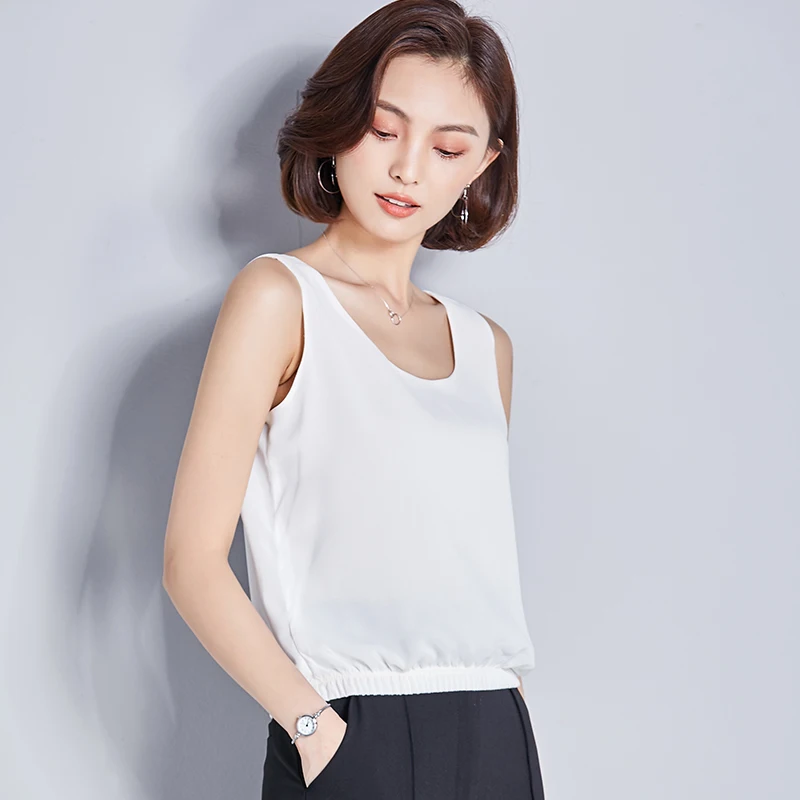 BIBOYAMALL майка Femininas 2018 Для женщин пикантные Летние шифоновые топы Повседневное без