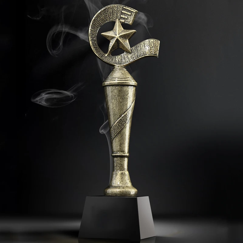 Новый индивидуальный Honour Star Античная Латунь Медный Кубок награда для
