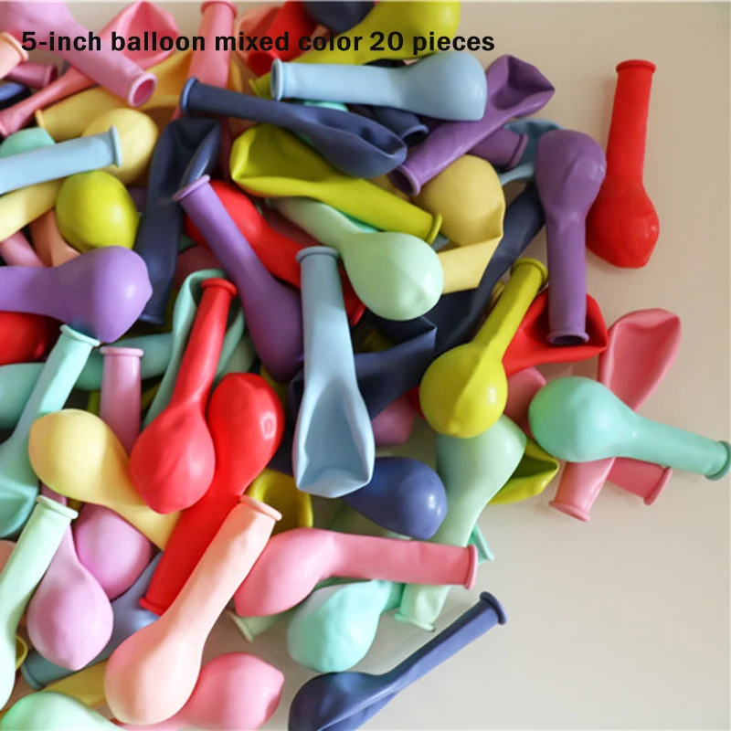 5 дюймов 20 шт смешанные Макарон латексные воздушные шары Свадебные Воздушные