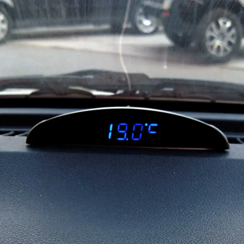 Универсальные автомобильные светящисветодиодный светодиодные цифровые часы