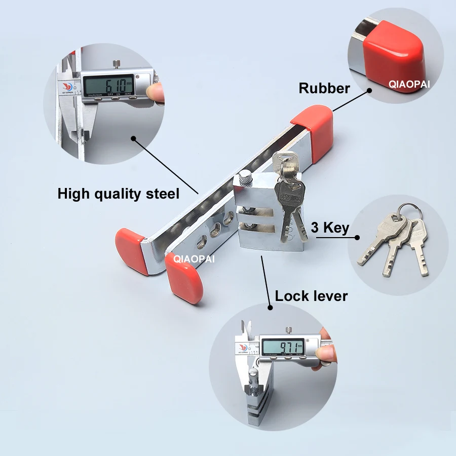 Универсальный замок на рулевое колесо защита от тормозов механизм безопасности