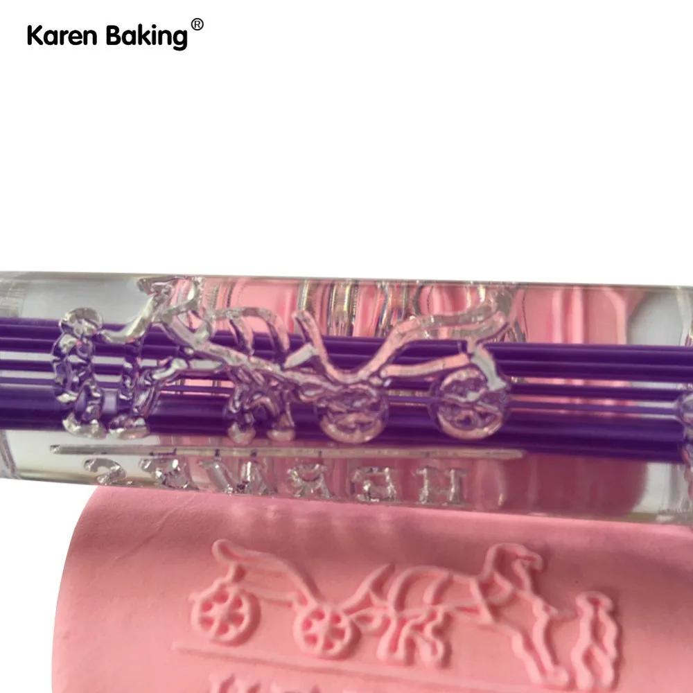 Текстурированный тисненый акриловый инструмент для украшения торта -- A244 | Дом и